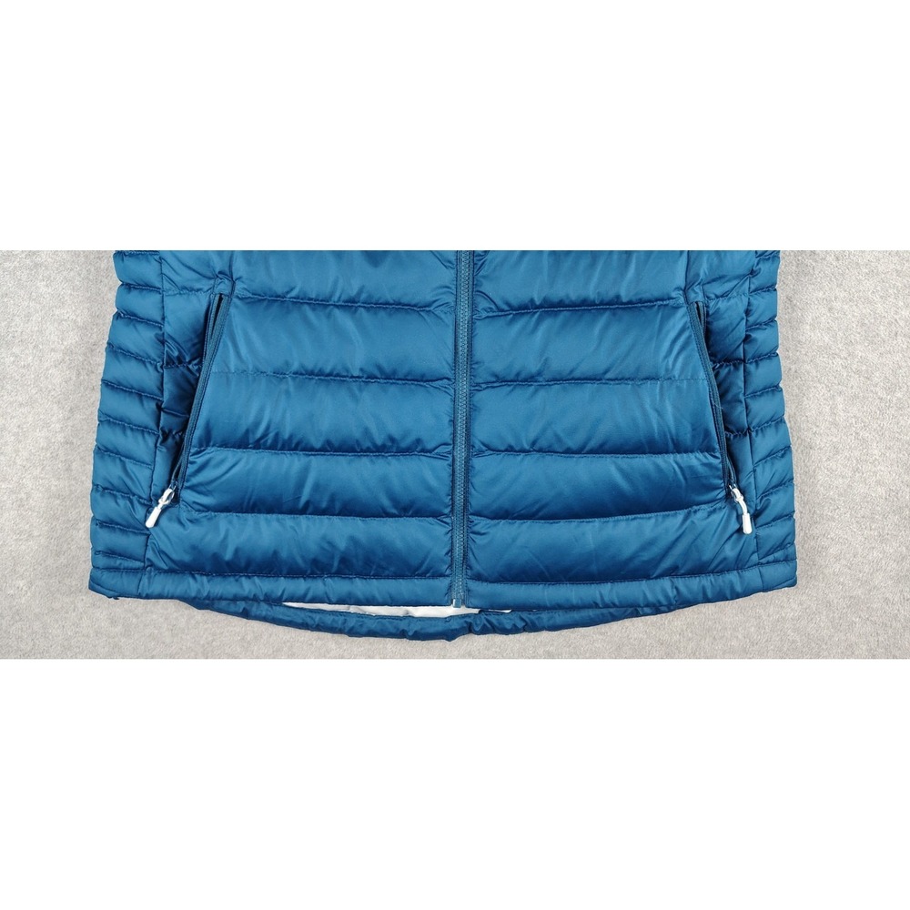 LL Bean Puffer DownTek Vest Full Zip  Goose Down Zip Pockets Women's XL Reg Blue - Picture 5 of 10